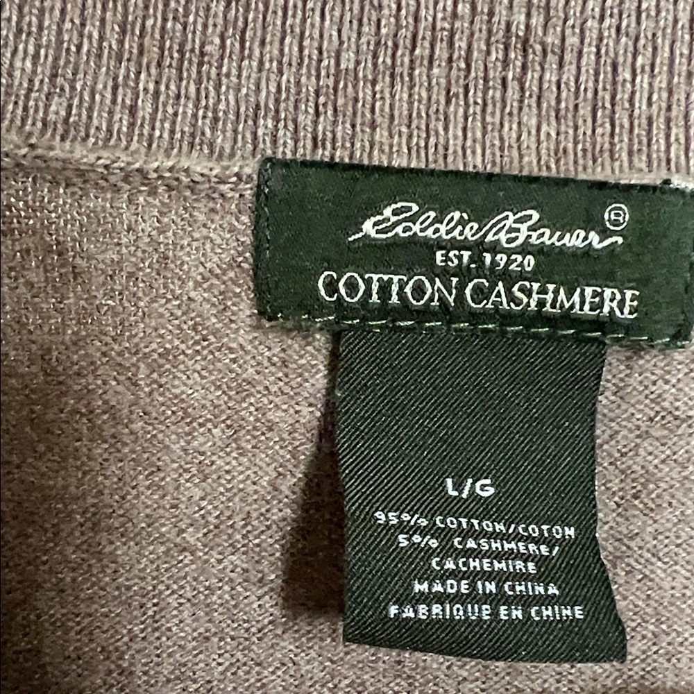 Women's Brown  cashmereCardigan Sweater - Picture 2 of 6